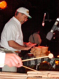 percussion clavier et tambour en céramique